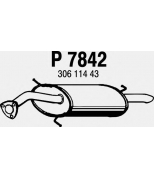 FENNO STEEL - P7842 - Глушитель VOLVO S40 / V40 1.9DI 00-04